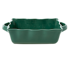 Medium Stoneware Oven Dish in Forest Green